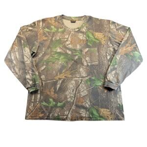 Vintage‎ 90s Liberty Realtree Hardwoods Camo Shirt Long Sleeve Men’s Size XL Reg